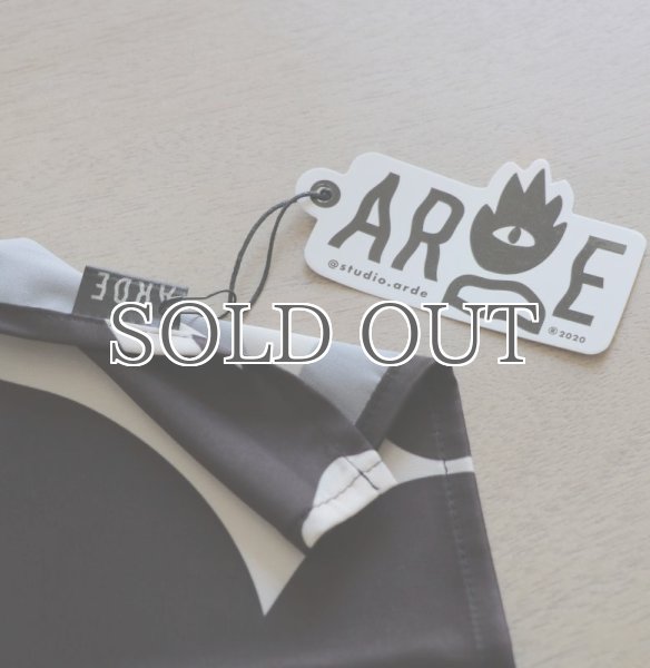 画像4: ARDE - PSYCHO FLOWER scarf (70 x 70cm) (4)