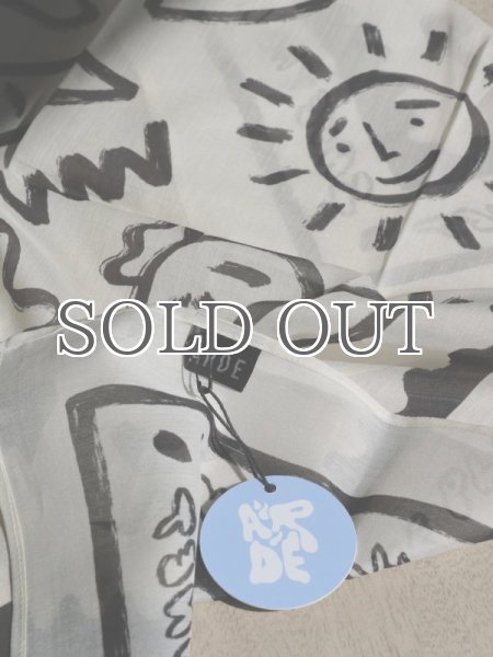 画像6: ARDE - SAVE THE PLANET scarf (63 x 63cm) (6)