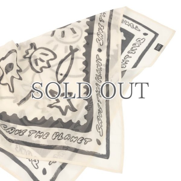 画像3: ARDE - SAVE THE PLANET scarf (63 x 63cm) (3)