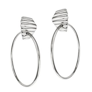 BIKO - Skylar Semi-Hoops- Large スカイラー セミフープピアス