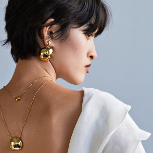 画像3: BIKO - Filomena Drops フィロメナ ダブルドロップピアス - Gold (3)