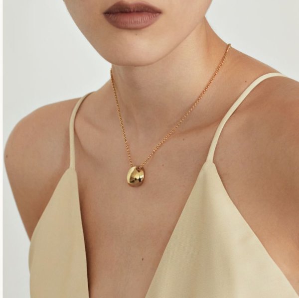 画像1: BIKO - Gia Pendant ジアペンダントネックレス M - Gold (1)