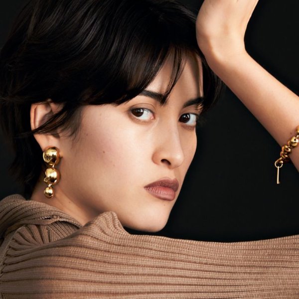 画像4: BIKO - Gisele Drops - ジゼルドロップピアス - Gold (4)