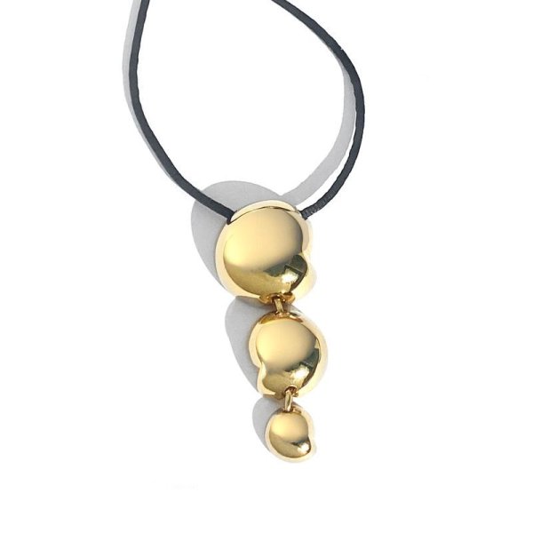 画像3: BIKO -  Gisele Tie Necklace ジゼル コードネックレス - Gold (3)