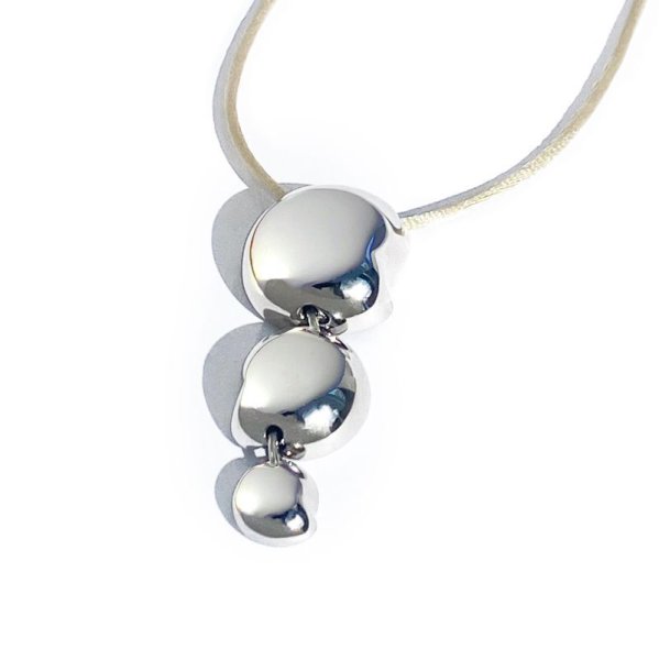 画像4: BIKO -  Gisele Tie Necklace ジゼル コードネックレス - Silver (4)