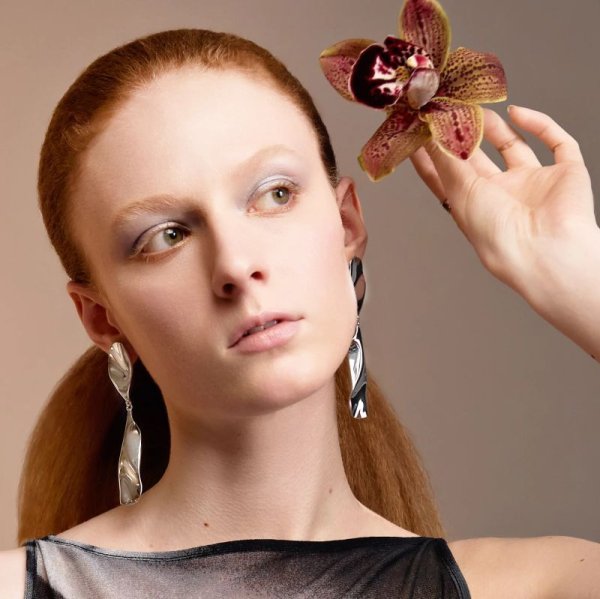 画像3: BIKO - Petal Dusters  ペタル ダスターピアス - Silver (3)