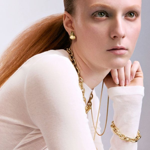 画像4: BIKO - Petal Studs Small ペタル スタッズピアス S - Gold (4)