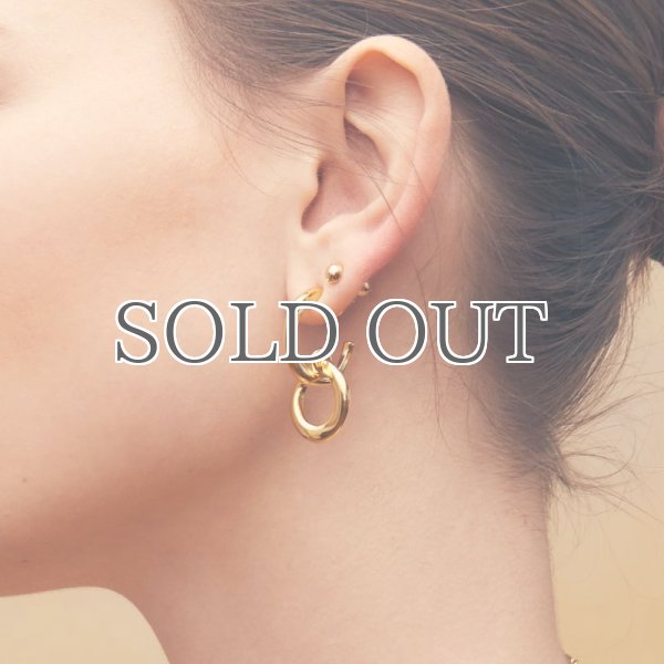 画像3: BIKO -  Pia Hoops ダブルフープピアス - Gold (3)