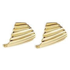 画像1: BIKO -  Skylar Semi-Hoops- Large  スカイラーセミフープピアス L - Gold (1)