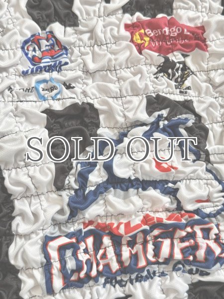 画像7: CELESTE BURGOYNE - THE RUCHED SPORTS TEE バブルスポーツTシャツ - BLACK/WHITE (7)