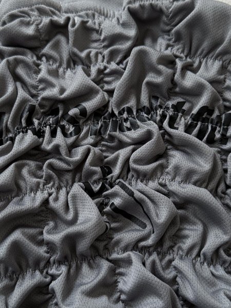 画像5: CELESTE BURGOYNE - THE RUCHED SPORTS TEE バブルスポーツTシャツ - GREY (5)