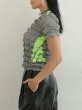画像7: CELESTE BURGOYNE - THE RUCHED SPORTS TEE バブルスポーツTシャツ - GREY (7)
