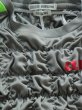 画像3: CELESTE BURGOYNE - THE RUCHED SPORTS TEE バブルスポーツTシャツ - GREY (3)