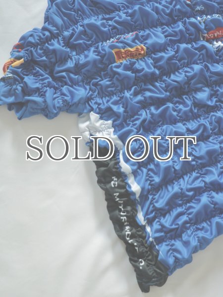 画像3: CELESTE BURGOYNE - THE RUCHED SPORTS TEE バブルスポーツTシャツ - BLUE (3)