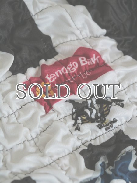 画像8: CELESTE BURGOYNE - THE RUCHED SPORTS TEE バブルスポーツTシャツ - BLACK/WHITE (8)