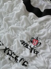 画像3: CELESTE BURGOYNE - THE RUCHED SPORTS TEE バブルスポーツTシャツ - WHITE (3)