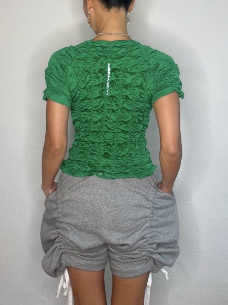 画像5: CELESTE BURGOYNE - DRAWSTRING BLOOMERS ドローストショーツ - GREY (5)