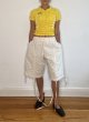画像3: CELESTE BURGOYNE - THE RUCHED SPORTS TEE バブルスポーツTシャツ - YELLOW (3)