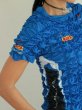 画像6: CELESTE BURGOYNE - THE RUCHED SPORTS TEE バブルスポーツTシャツ - BLUE (6)