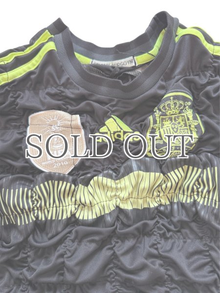 画像3: CELESTE BURGOYNE - THE RUCHED SPORTS TEE バブルスポーツTシャツ - BLACK (3)