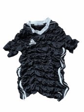 画像1: CELESTE BURGOYNE - THE RUCHED SPORTS TEE バブルスポーツTシャツ - BLACK (1)