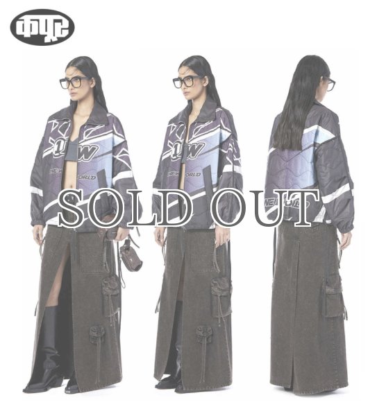 画像2: DHRUV KAPOOR - One World Padded Jacket  ワンワールド キルティングジャケット (2)