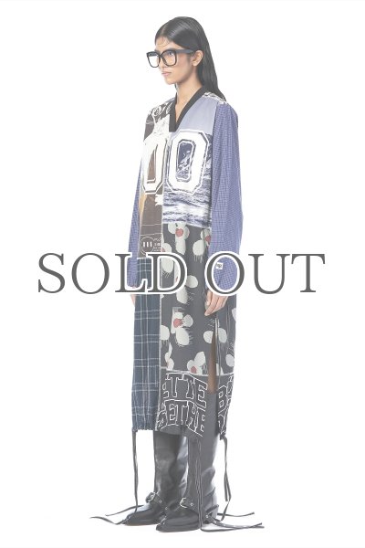 画像2: DHRUV KAPOOR - Mix Media Tunic Dress ミックスメディアパネルシャツドレス (2)