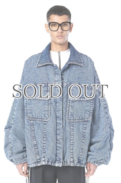 画像12: ［DHRUV KAPOOR］UNISEX Padded Denim Jacket 中綿入りオーバーサイズデニムジャケット (12)