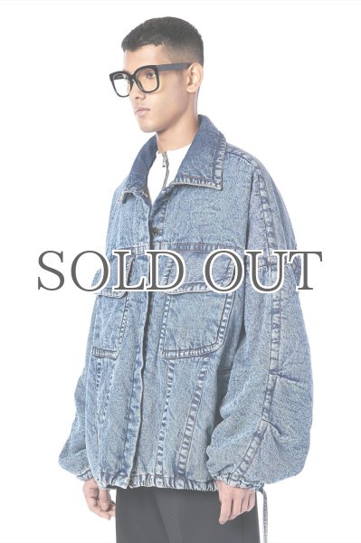 画像13: ［DHRUV KAPOOR］UNISEX Padded Denim Jacket 中綿入りオーバーサイズデニムジャケット (13)