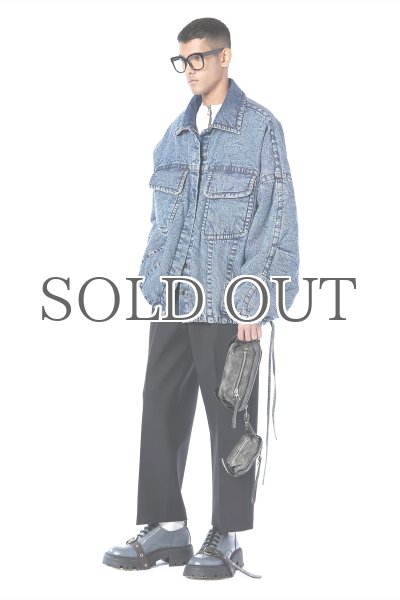 画像15: ［DHRUV KAPOOR］UNISEX Padded Denim Jacket 中綿入りオーバーサイズデニムジャケット (15)
