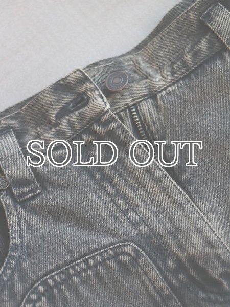 画像15: DHRUV KAPOOR - Split Cargo Skirt カーゴデニムロングスカート - Brown (15)