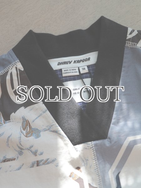 画像5: DHRUV KAPOOR - Mix Media Tunic Dress ミックスメディアパネルシャツドレス (5)