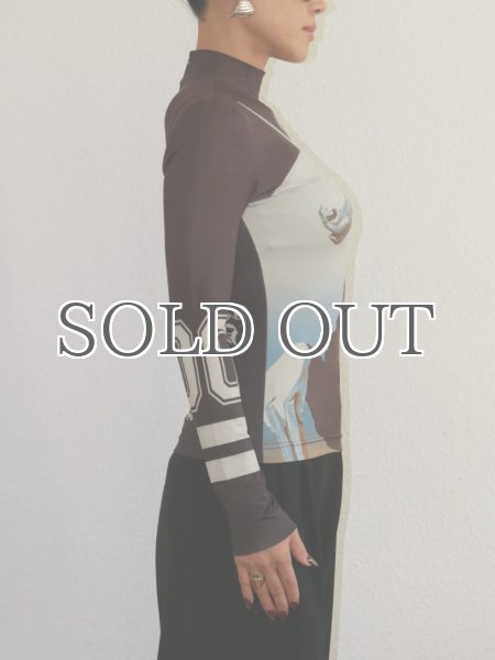 画像5: DHRUV KAPOOR -  Magic Minds Zipper Turtleneck - ユニコーンタートルネックトップ (5)