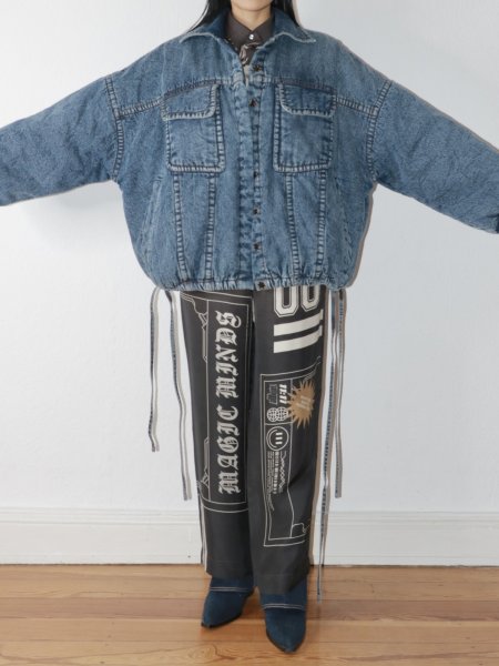 画像10: DHRUV KAPOOR - UNISEX Padded Denim Jacket 中綿入りオーバーサイズデニムジャケット (10)