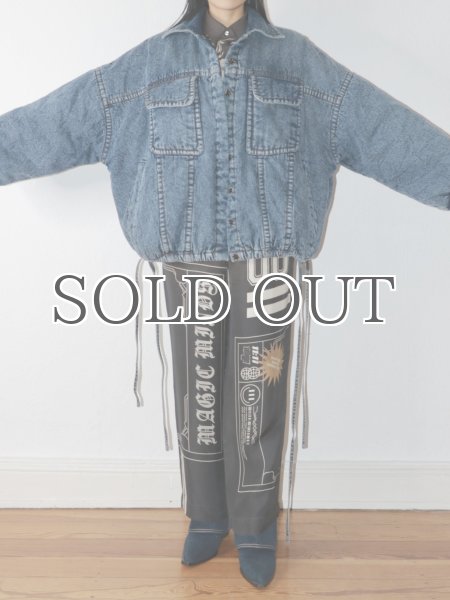 画像10: ［DHRUV KAPOOR］UNISEX Padded Denim Jacket 中綿入りオーバーサイズデニムジャケット (10)