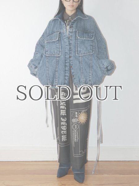 画像9: ［DHRUV KAPOOR］UNISEX Padded Denim Jacket 中綿入りオーバーサイズデニムジャケット (9)