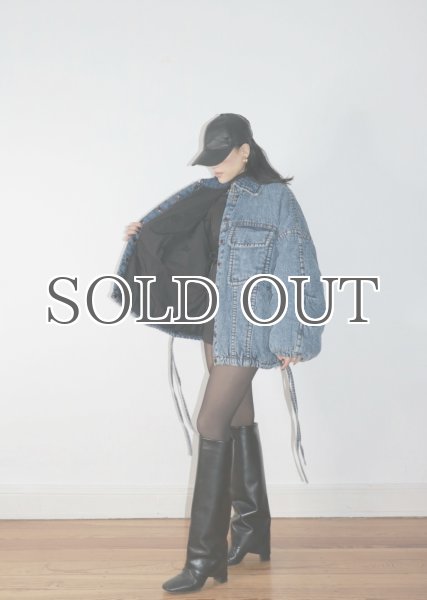 画像6: ［DHRUV KAPOOR］UNISEX Padded Denim Jacket 中綿入りオーバーサイズデニムジャケット (6)