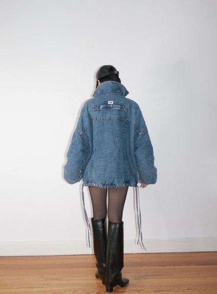 画像8: DHRUV KAPOOR - UNISEX Padded Denim Jacket 中綿入りオーバーサイズデニムジャケット (8)