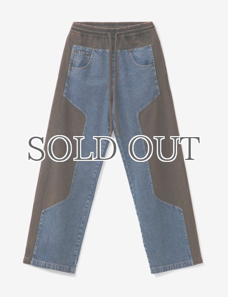 画像3: DHRUV KAPOOR - Paneled Sweatpants  デニムパネル スウェットパンツ (3)