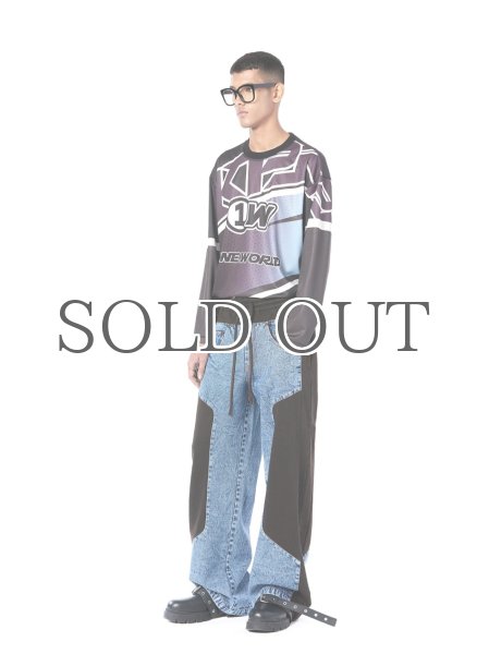 画像8: DHRUV KAPOOR - Paneled Sweatpants  デニムパネル スウェットパンツ (8)