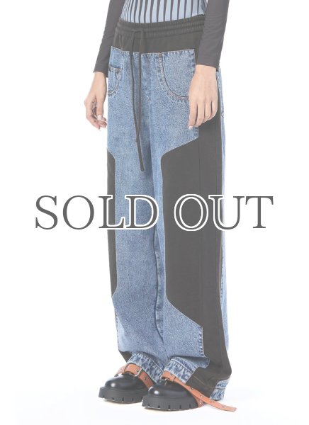 画像6: DHRUV KAPOOR - Paneled Sweatpants  デニムパネル スウェットパンツ (6)
