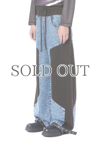 画像10: DHRUV KAPOOR - Paneled Sweatpants  デニムパネル スウェットパンツ (10)