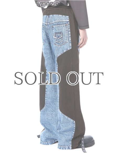 画像11: DHRUV KAPOOR - Paneled Sweatpants  デニムパネル スウェットパンツ (11)