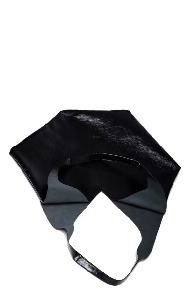 画像3: DIENÉE - LA EP レザーバッグ- Black Patent Creased Leather (3)