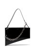 画像1: DIENÉE - SAUND セミパテントレザーバッグ - Black Semi Patent Leather (1)