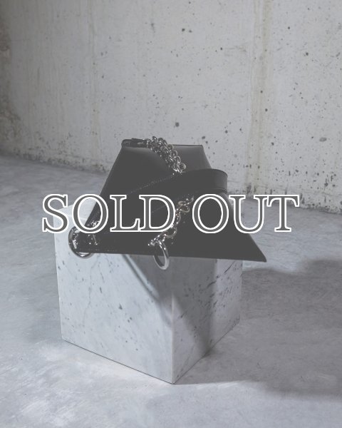 画像14: ［DIENEE］SAUND セミパテントレザーバッグ - Black Semi Patent Leather (14)