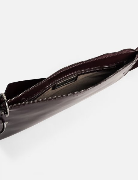 画像6: DIENÉE - SAUND セミパテントレザーバッグ - Burgundy Semi Patent Leather (6)