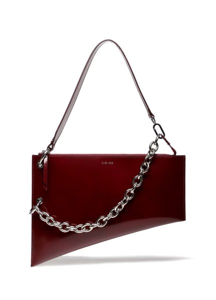 画像1: DIENÉE - SAUND セミパテントレザーバッグ - Burgundy Semi Patent Leather (1)