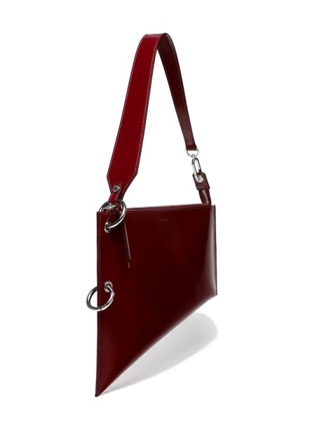 画像2: DIENÉE - SAUND セミパテントレザーバッグ - Burgundy Semi Patent Leather (2)