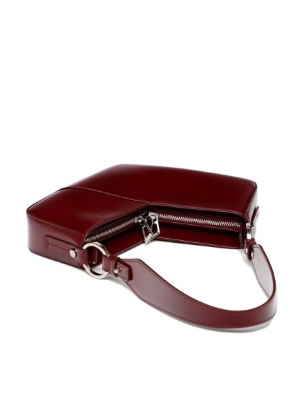 画像3: DIENÉE - VENERE CUBE SMALL  キューブ型セミパテントレザーバッグ - Burgundy Semi Patent Leather (3)